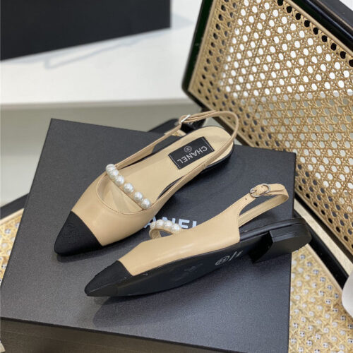 High Quality Luxury Chanel Pearl Sandals – Style 54246 product detail