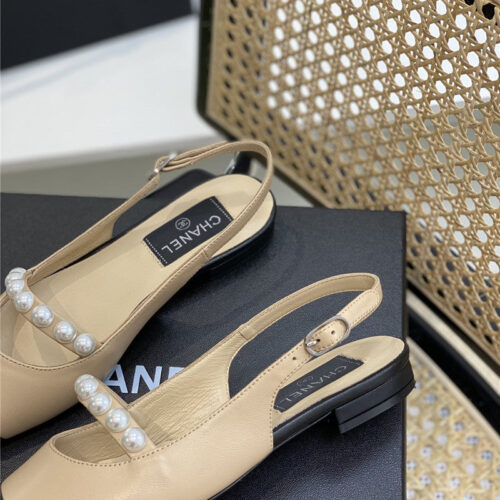 High Quality Luxury Chanel Pearl Sandals – Style 54246 product detail