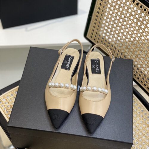 High Quality Luxury Chanel Pearl Sandals – Style 54246 product detail