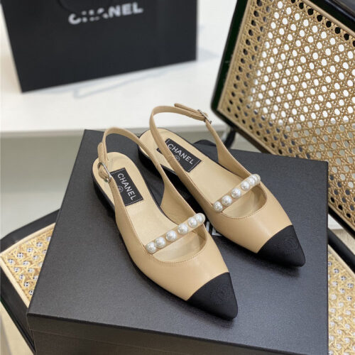 High Quality Luxury Chanel Pearl Sandals – Style 54246