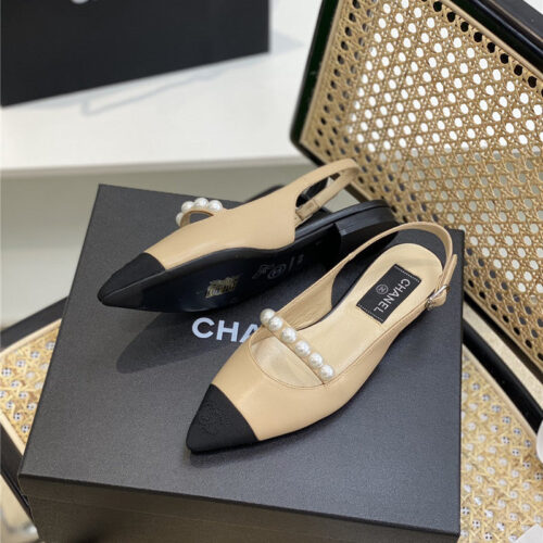 High Quality Luxury Chanel Pearl Sandals – Style 54246 product detail