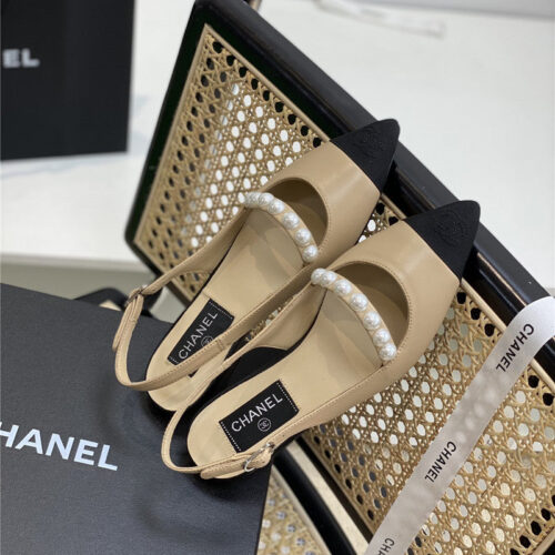 High Quality Luxury Chanel Pearl Sandals – Style 54246 product detail