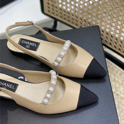 High Quality Luxury Chanel Pearl Sandals – Style 54246 product detail