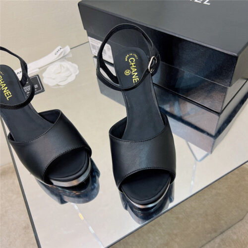 High Quality Luxury Chanel Platform Pumps – Style 27590 product detail