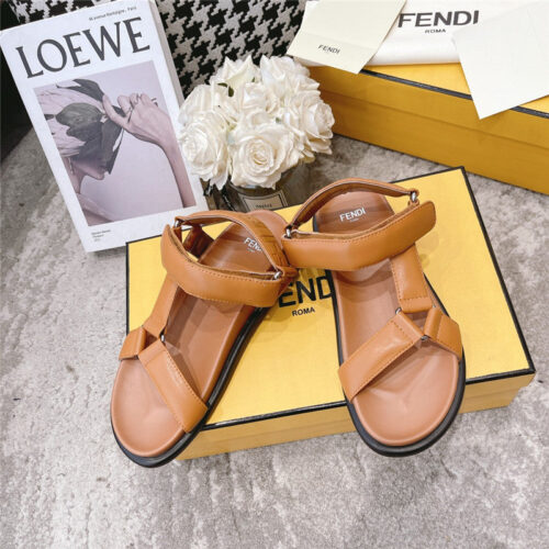 High Quality Luxury Fendi Letters Webbing Sandals – Style 68435 alternate view