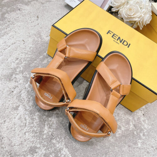 High Quality Luxury Fendi Letters Webbing Sandals – Style 68435 product detail