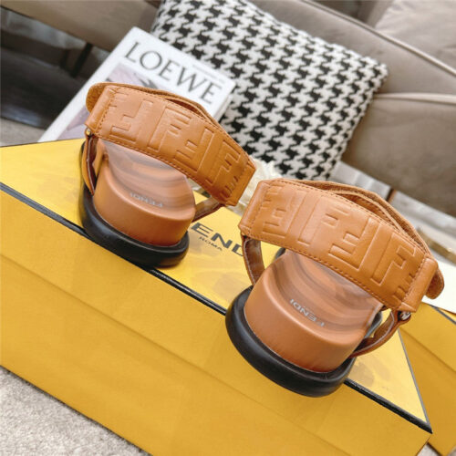 High Quality Luxury Fendi Letters Webbing Sandals – Style 68435 product detail