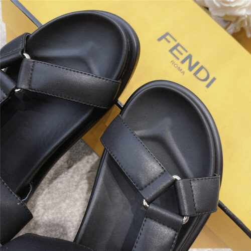 High Quality Luxury Fendi Letters Webbing Sandals – Style 13075 product detail