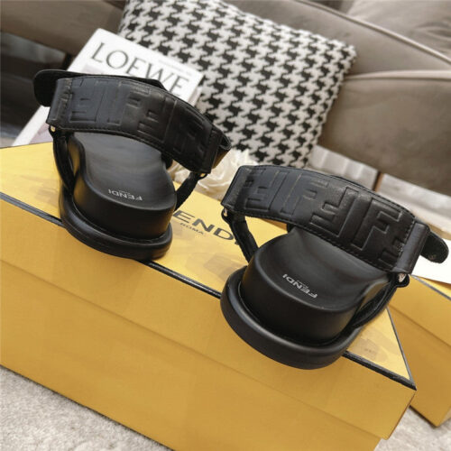 High Quality Luxury Fendi Letters Webbing Sandals – Style 13075 product detail
