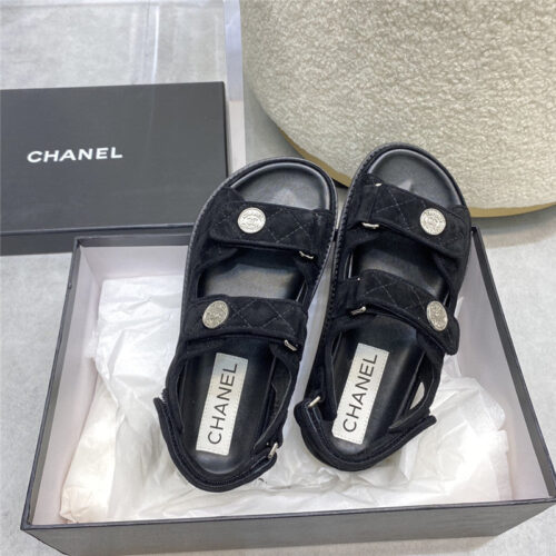 High Quality Luxury Chanel Velcro Sandals – Style 15494 product detail