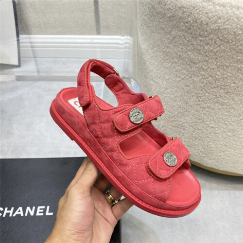 High Quality Luxury Chanel Velcro Sandals – Style 17190 product detail