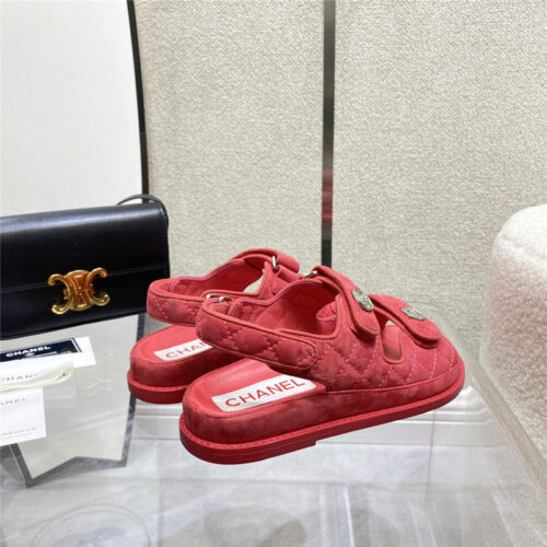 High Quality Luxury Chanel Velcro Sandals – Style 17190 product detail