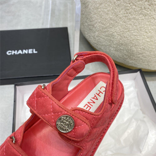 High Quality Luxury Chanel Velcro Sandals – Style 17190 product detail