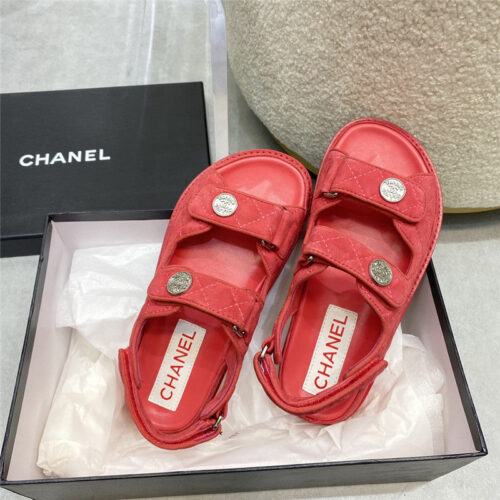 High Quality Luxury Chanel Velcro Sandals – Style 17190 product detail