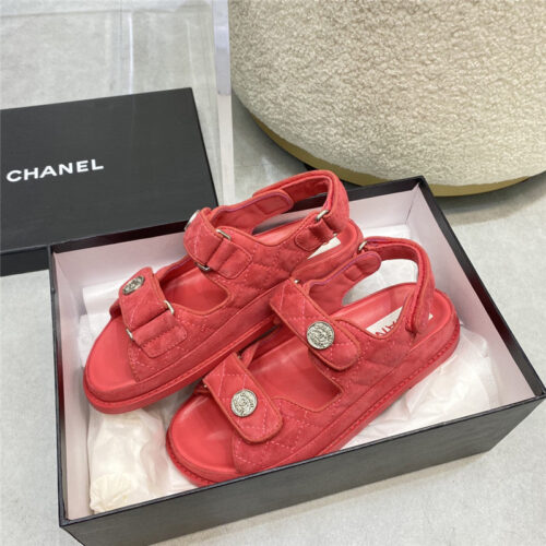High Quality Luxury Chanel Velcro Sandals – Style 17190 product detail