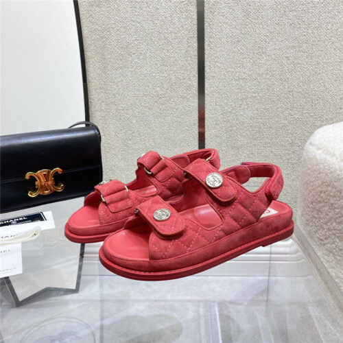 High Quality Luxury Chanel Velcro Sandals – Style 17190 product detail