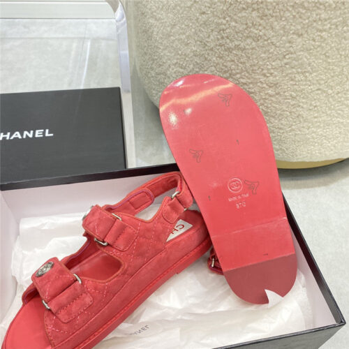 High Quality Luxury Chanel Velcro Sandals – Style 17190 product detail