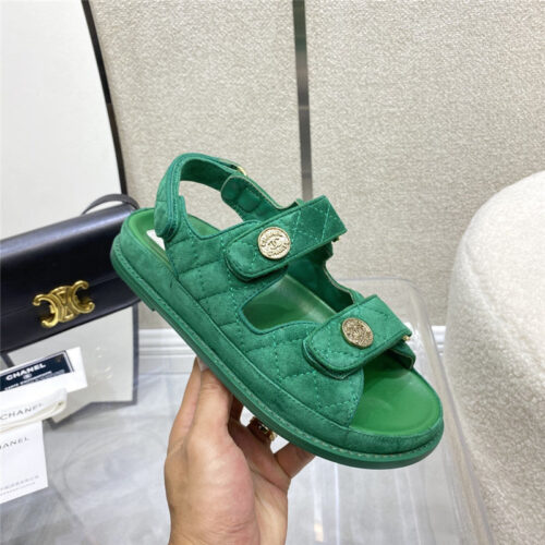 High Quality Luxury Chanel Velcro Sandals – Style 55046 product detail