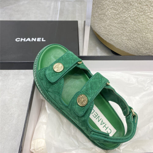 High Quality Luxury Chanel Velcro Sandals – Style 55046 product detail