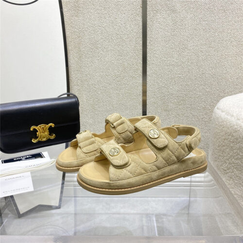 High Quality Luxury Chanel Velcro Sandals