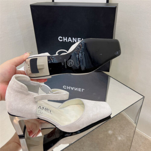 High Quality Luxury Chanel Vintage Heeled Sandals product detail