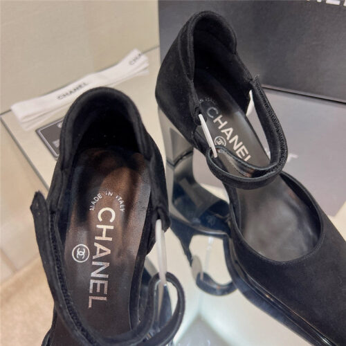 High Quality Luxury Chanel Vintage Heeled Sandals – Style 53286 product detail
