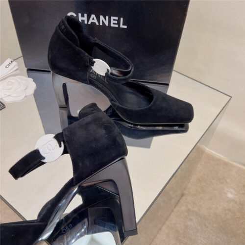 High Quality Luxury Chanel Vintage Heeled Sandals – Style 53286 product detail