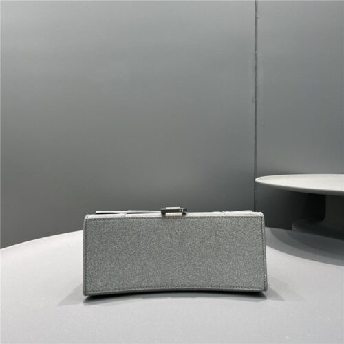 High Quality Luxury Balenciaga Hourglass Bag Silver – Style 29855 product detail