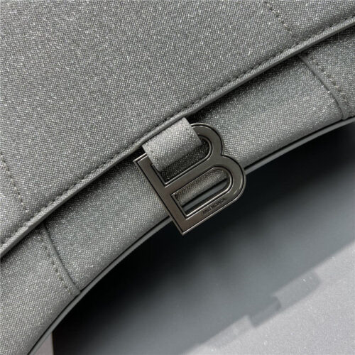 High Quality Luxury Balenciaga Hourglass Bag Silver – Style 29855 product detail