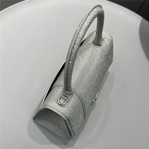High Quality Luxury Balenciaga Hourglass Bag Silver – Style 29855 product detail