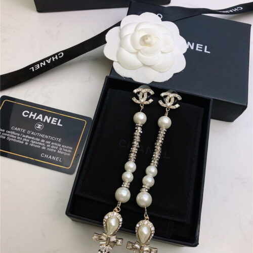 High Quality Luxury Chanel Tassel Earrings