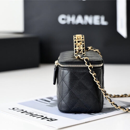 High Quality Luxury Chanel Caviar Vanity Case 17Cm product detail