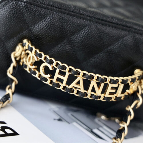 High Quality Luxury Chanel Caviar Vanity Case 17Cm product detail