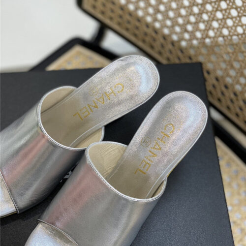High Quality Luxury Chanel Crystal Heel Sandals product detail