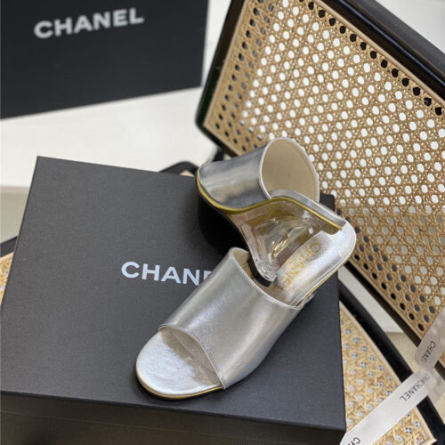 High Quality Luxury Chanel Crystal Heel Sandals product detail