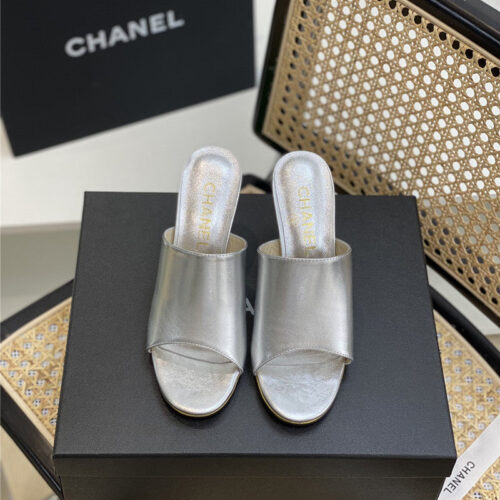 High Quality Luxury Chanel Crystal Heel Sandals product detail