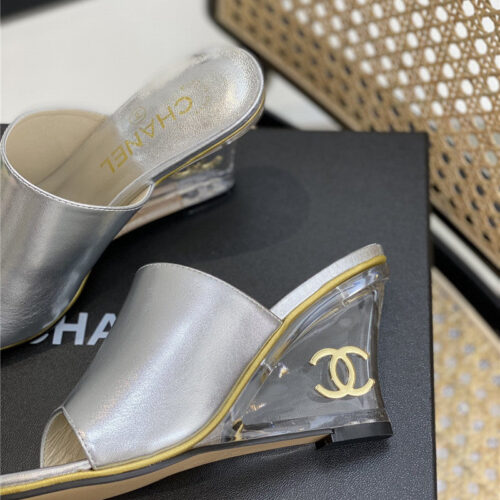 High Quality Luxury Chanel Crystal Heel Sandals product detail