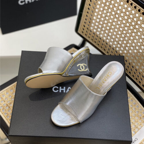High Quality Luxury Chanel Crystal Heel Sandals product detail