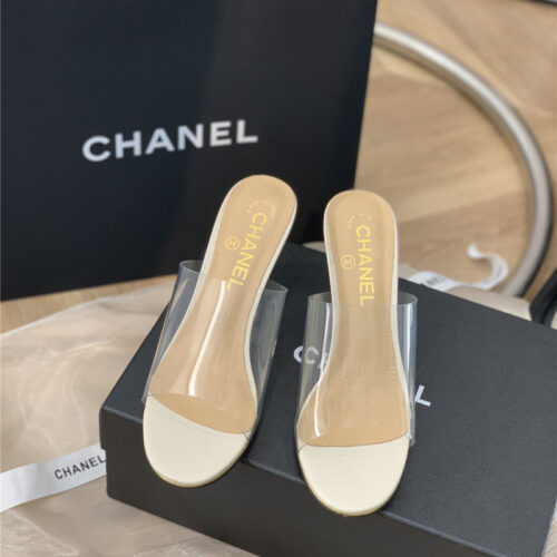 High Quality Luxury Chanel Crystal Heel Sandals – Style 09062 alternate view