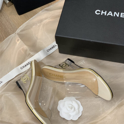 High Quality Luxury Chanel Crystal Heel Sandals – Style 09062 product detail