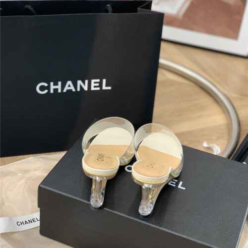 High Quality Luxury Chanel Crystal Heel Sandals – Style 09062 product detail