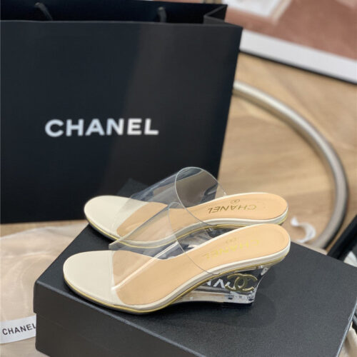 High Quality Luxury Chanel Crystal Heel Sandals – Style 09062
