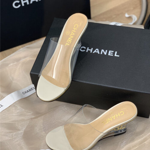 High Quality Luxury Chanel Crystal Heel Sandals – Style 09062 product detail