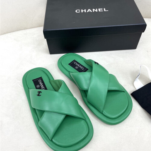 High Quality Luxury Chanel Flat Slippers – Style 17222