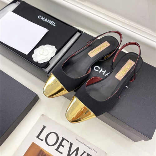 High Quality Luxury Chanel Classic Flat Sandals – Style 45414 alternate view