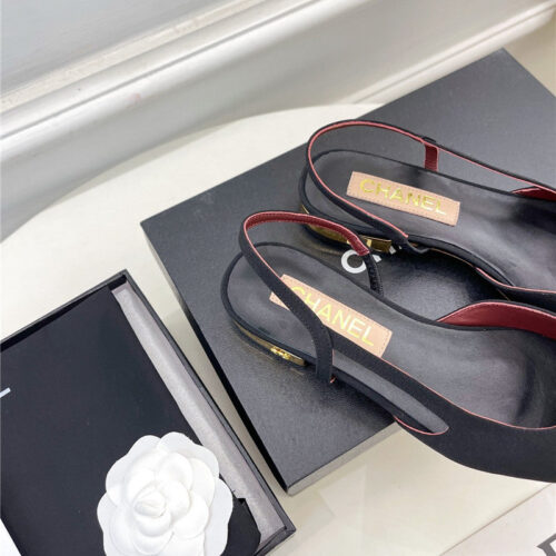 High Quality Luxury Chanel Classic Flat Sandals – Style 45414 product detail