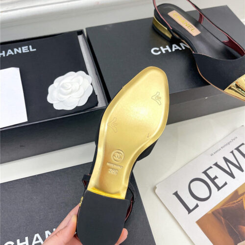 High Quality Luxury Chanel Classic Flat Sandals – Style 45414 product detail