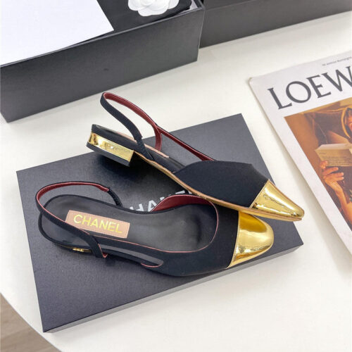 High Quality Luxury Chanel Classic Flat Sandals – Style 45414