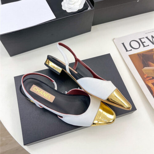 High Quality Luxury Chanel Classic Flat Sandals – Style 47110