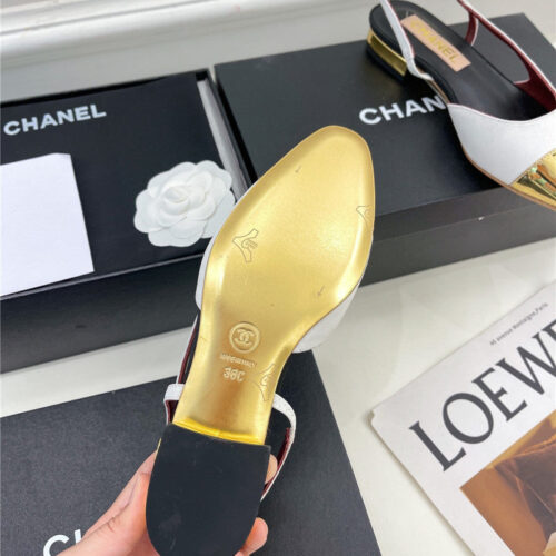 High Quality Luxury Chanel Classic Flat Sandals – Style 47110 product detail